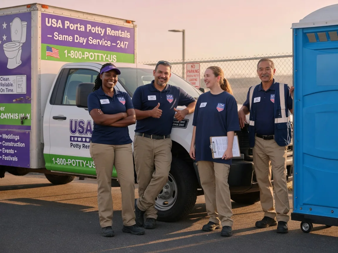 Porta Potty Rental company in Rimforest, CA